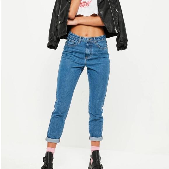 Blue Riot High Rise Mom Jeans - Picture 3 of 4